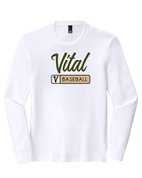 Vital Baseball Academy Baseball Pennant 2 - Tri-Blend Long Sleeve