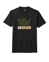 Vital Baseball Academy Baseball Pennant 2 - Tri-Blend Shirt