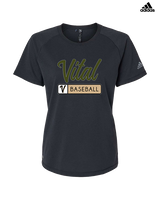 Vital Baseball Academy Baseball Pennant 2 - Womens Adidas Performance Shirt