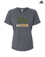 Vital Baseball Academy Baseball Pennant 2 - Womens Adidas Performance Shirt