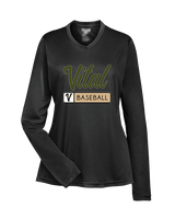 Vital Baseball Academy Baseball Pennant 2 - Womens Performance Longsleeve