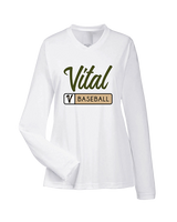 Vital Baseball Academy Baseball Pennant 2 - Womens Performance Longsleeve