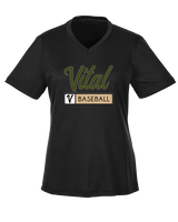 Vital Baseball Academy Baseball Pennant 2 - Womens Performance Shirt