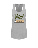 Vital Baseball Academy Baseball Pennant 2 - Womens Tank Top