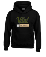 Vital Baseball Academy Baseball Pennant 2 - Youth Hoodie