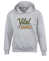 Vital Baseball Academy Baseball Pennant 2 - Youth Hoodie