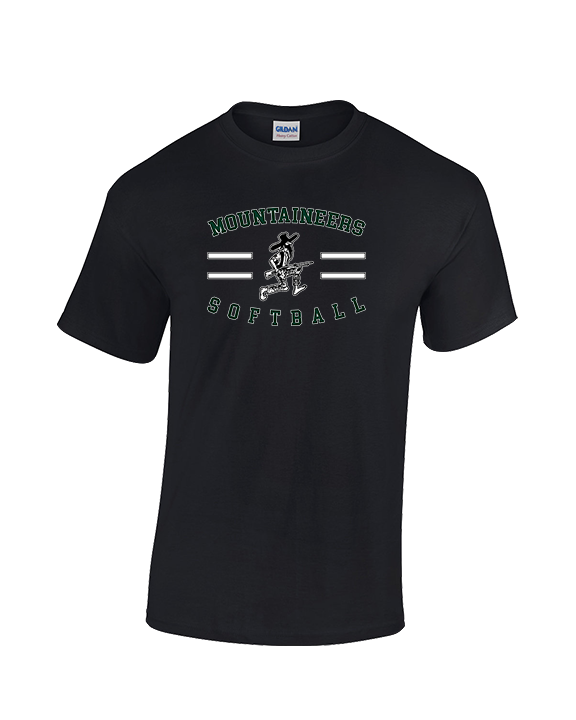 Wachusett Regional HS Softball Curve - Cotton T-Shirt