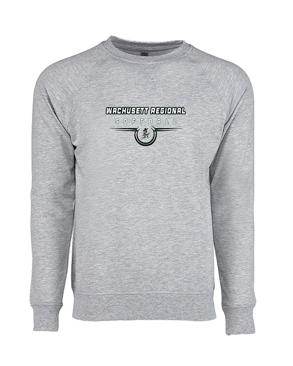 Wachusett Regional HS Softball Design - Crewneck Sweatshirt