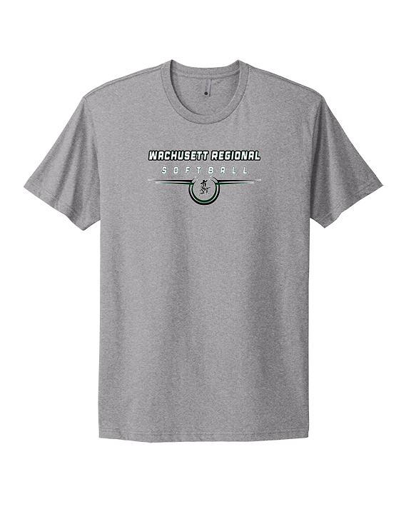 Wachusett Regional HS Softball Design - Mens Select Cotton T-Shirt