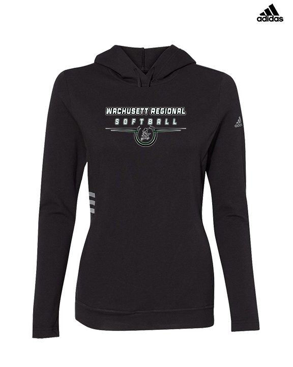 Wachusett Regional HS Softball Design - Womens Adidas Hoodie