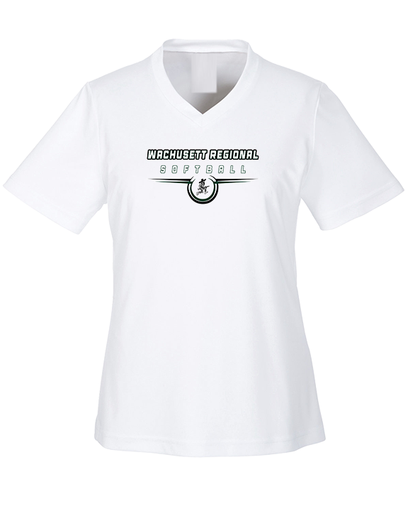 Wachusett Regional HS Softball Design - Womens Performance Shirt