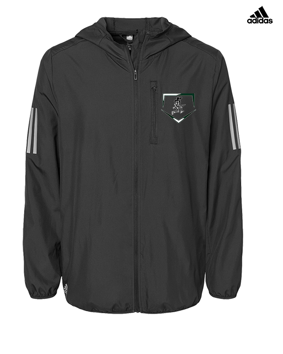 Wachusett Regional HS Softball Plate - Mens Adidas Full Zip Jacket
