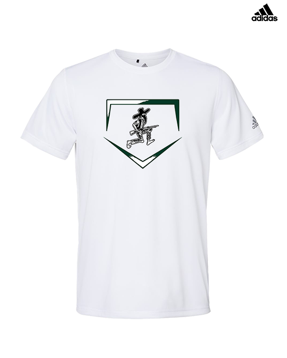 Wachusett Regional HS Softball Plate - Mens Adidas Performance Shirt