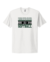 Wachusett Regional HS Softball Stamp - Mens Select Cotton T-Shirt