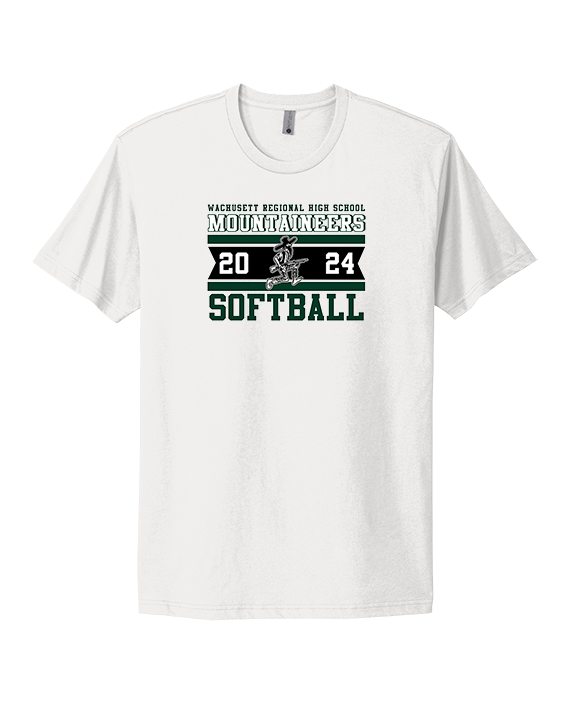 Wachusett Regional HS Softball Stamp - Mens Select Cotton T-Shirt