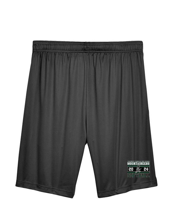 Wachusett Regional HS Softball Stamp - Mens Training Shorts with Pockets