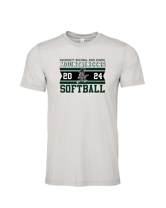 Wachusett Regional HS Softball Stamp - Tri-Blend Shirt