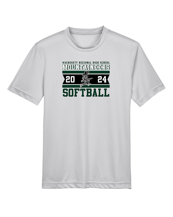Wachusett Regional HS Softball Stamp - Youth Performance Shirt