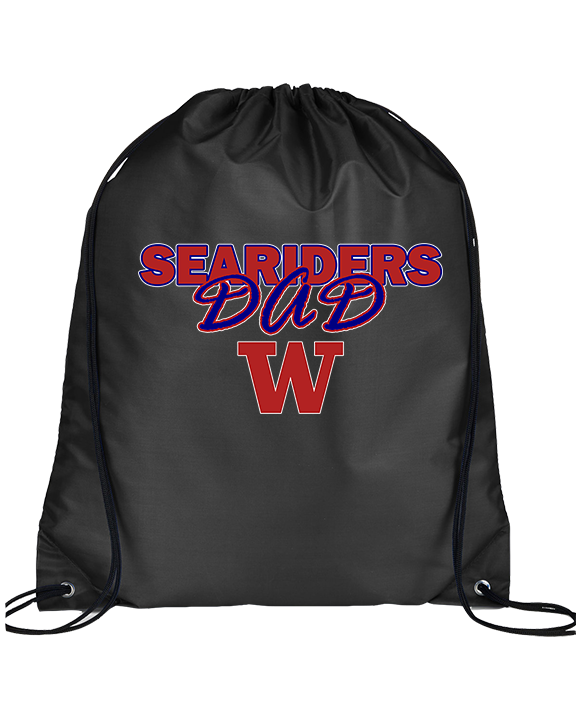 Waianae HS Football Dad - Drawstring Bag