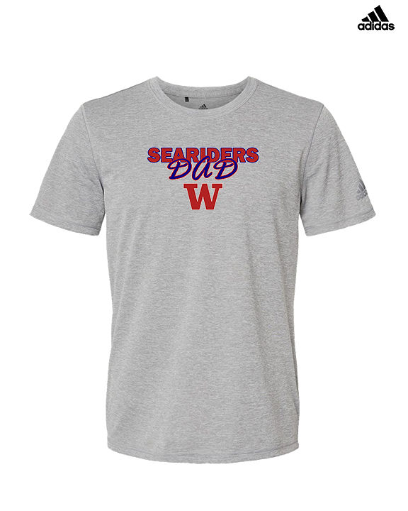 Waianae HS Football Dad - Mens Adidas Performance Shirt