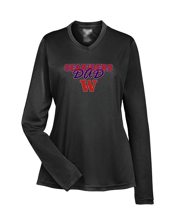 Waianae HS Football Dad - Womens Performance Longsleeve