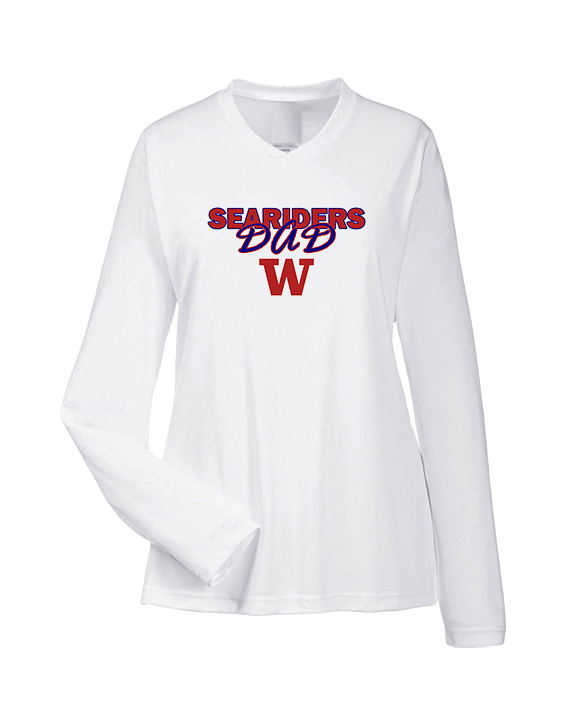 Waianae HS Football Dad - Womens Performance Longsleeve