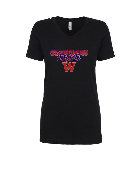 Waianae HS Football Dad - Womens Vneck