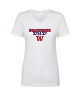 Waianae HS Football Dad - Womens Vneck