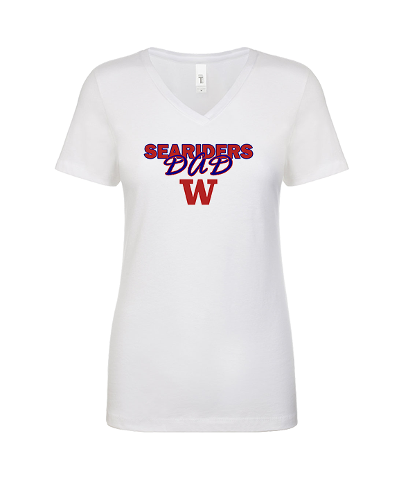 Waianae HS Football Dad - Womens Vneck