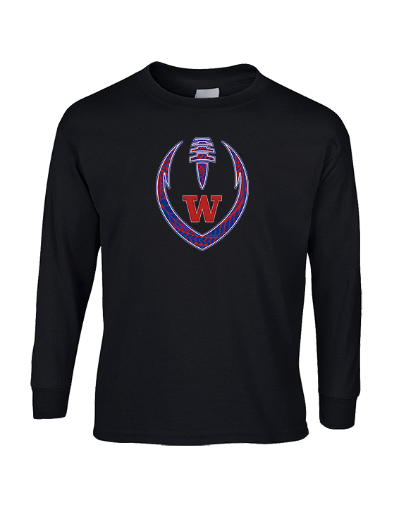 Waianae HS Football Full Football - Cotton Longsleeve