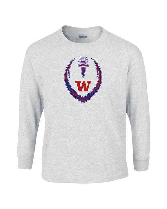 Waianae HS Football Full Football - Cotton Longsleeve