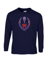 Waianae HS Football Full Football - Cotton Longsleeve