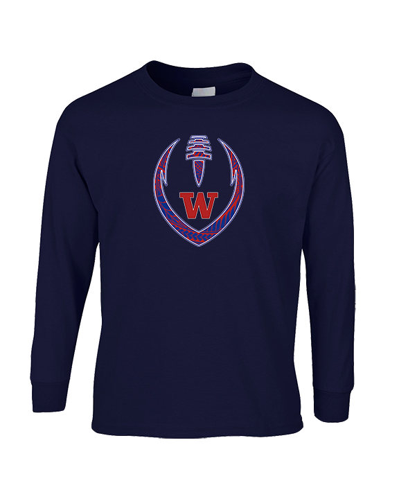 Waianae HS Football Full Football - Cotton Longsleeve
