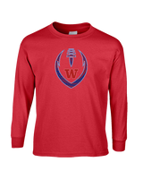 Waianae HS Football Full Football - Cotton Longsleeve