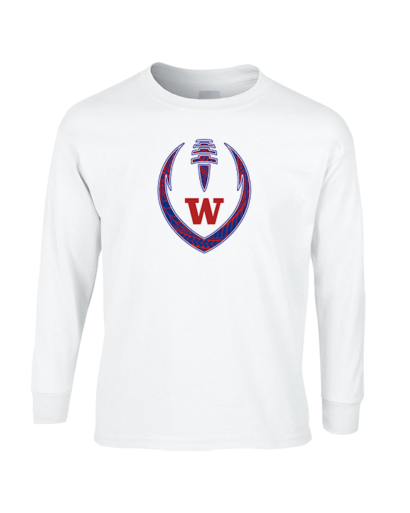 Waianae HS Football Full Football - Cotton Longsleeve