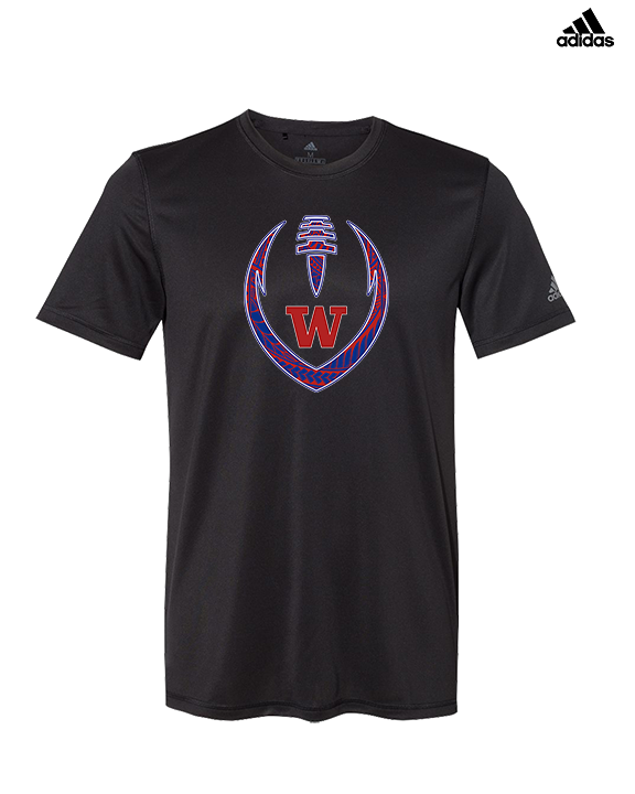 Waianae HS Football Full Football - Mens Adidas Performance Shirt