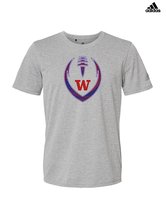 Waianae HS Football Full Football - Mens Adidas Performance Shirt