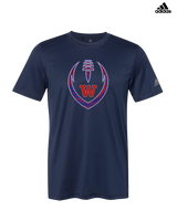 Waianae HS Football Full Football - Mens Adidas Performance Shirt