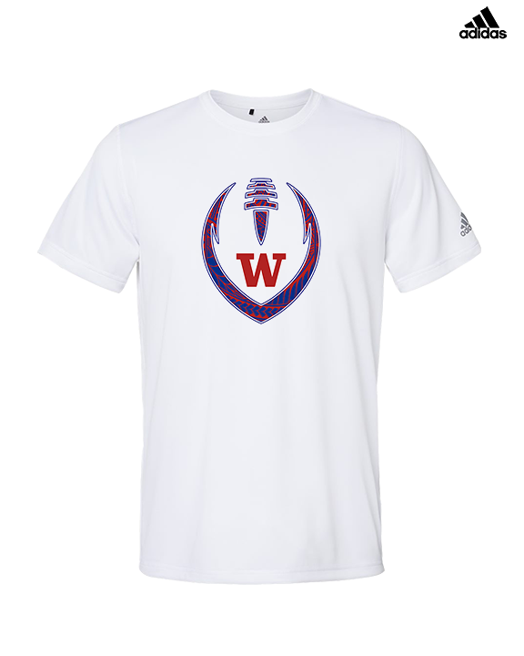 Waianae HS Football Full Football - Mens Adidas Performance Shirt