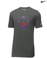 Waianae HS Football Full Football - Mens Nike Cotton Poly Tee