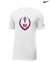 Waianae HS Football Full Football - Mens Nike Cotton Poly Tee