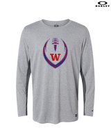 Waianae HS Football Full Football - Mens Oakley Longsleeve