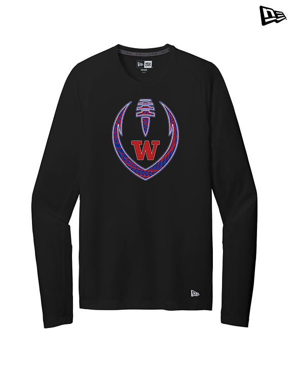 Waianae HS Football Full Football - New Era Performance Long Sleeve
