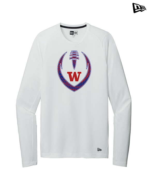 Waianae HS Football Full Football - New Era Performance Long Sleeve