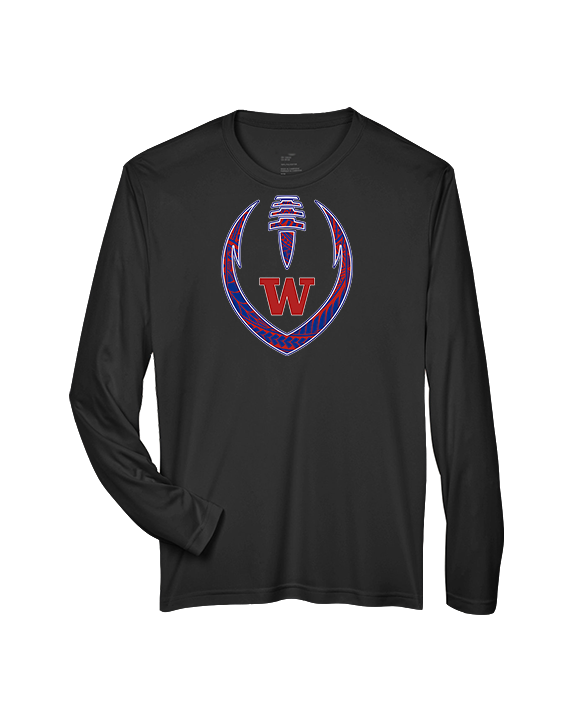 Waianae HS Football Full Football - Performance Longsleeve
