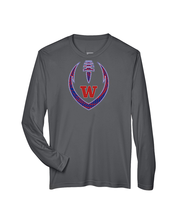 Waianae HS Football Full Football - Performance Longsleeve