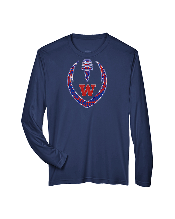 Waianae HS Football Full Football - Performance Longsleeve