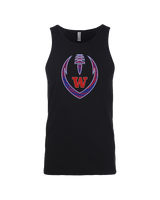 Waianae HS Football Full Football - Tank Top
