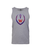 Waianae HS Football Full Football - Tank Top
