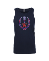 Waianae HS Football Full Football - Tank Top